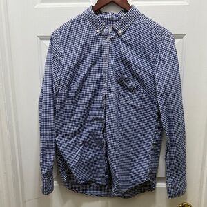 GAP Blue Gingham Women's Button-Down Shirt
